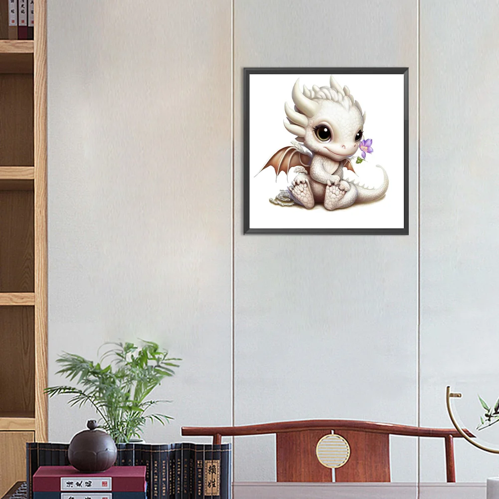 Diamond Painting - Full Round Drill - Dragon(Canvas|30*30cm)