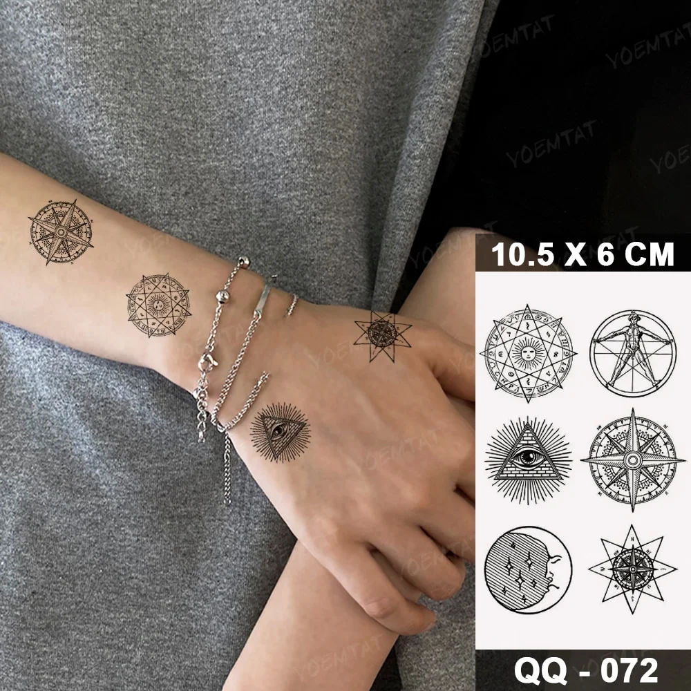 Sdrawing Plant Waterproof Temporary Tattoo Sticker Woman Girl Man Color Flower Flash Tatoo Ankle Body Art Transferable Fake Tatto