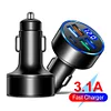 5 Ports Car Charger USB C Car Adapter 15.5W 4USB+Type-C for iPhone for Samsung