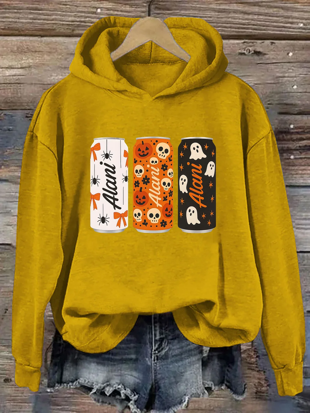 Halloween Energy Drink Can Hoodie