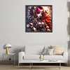 Gothique cool fille-pleine peinture ronde au diamant-50*50cm
