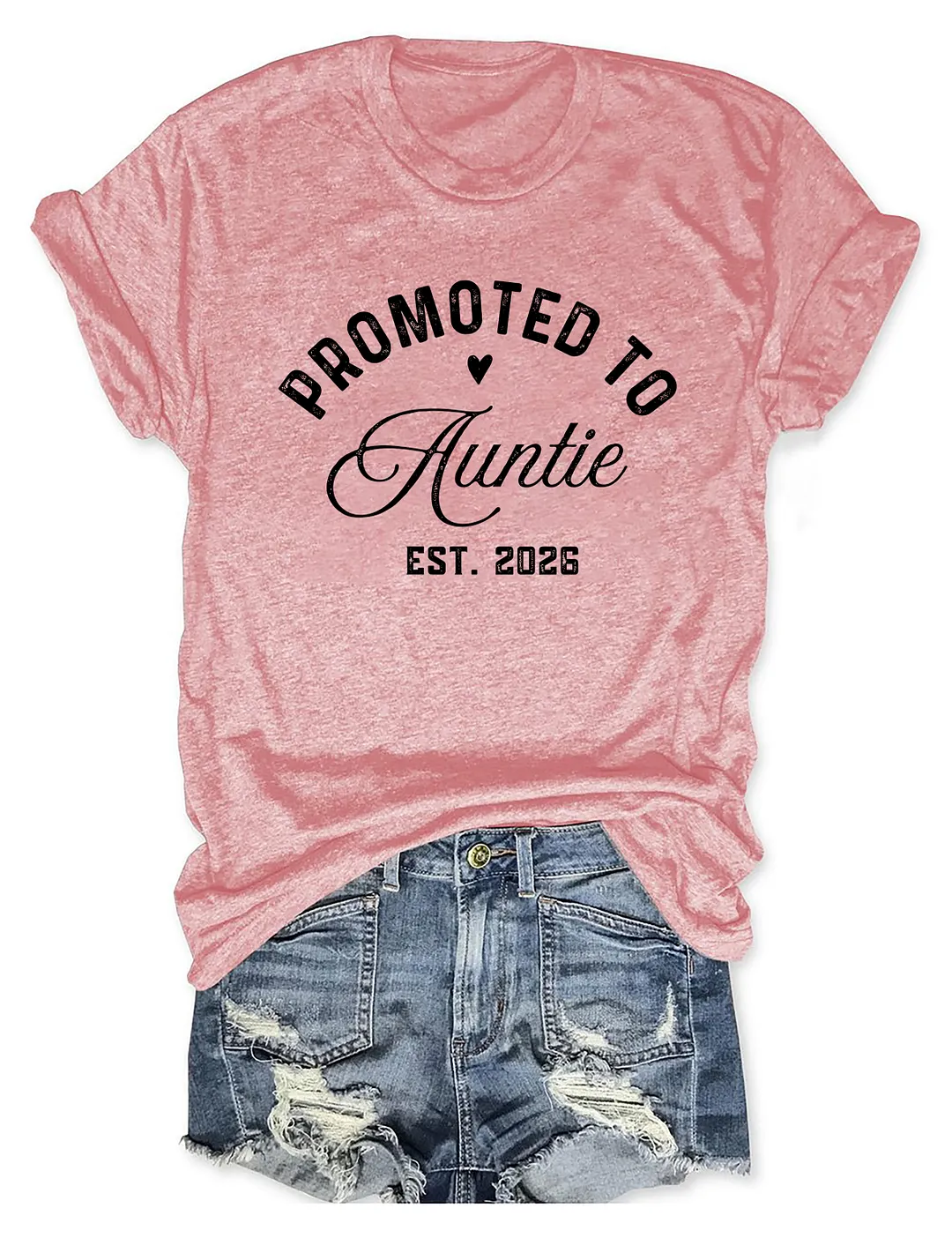 Promoted To Auntie T-shirt
