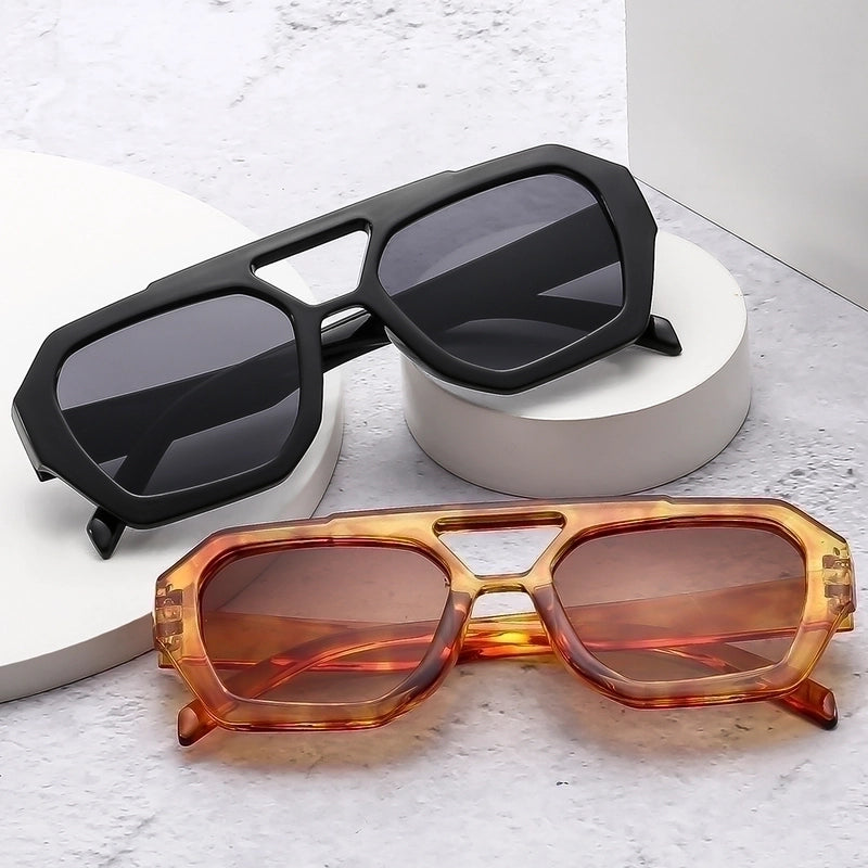 IG Style Retro Sports Geometric Leopard Pc Avaitor Full Frame Women’s Sunglasses