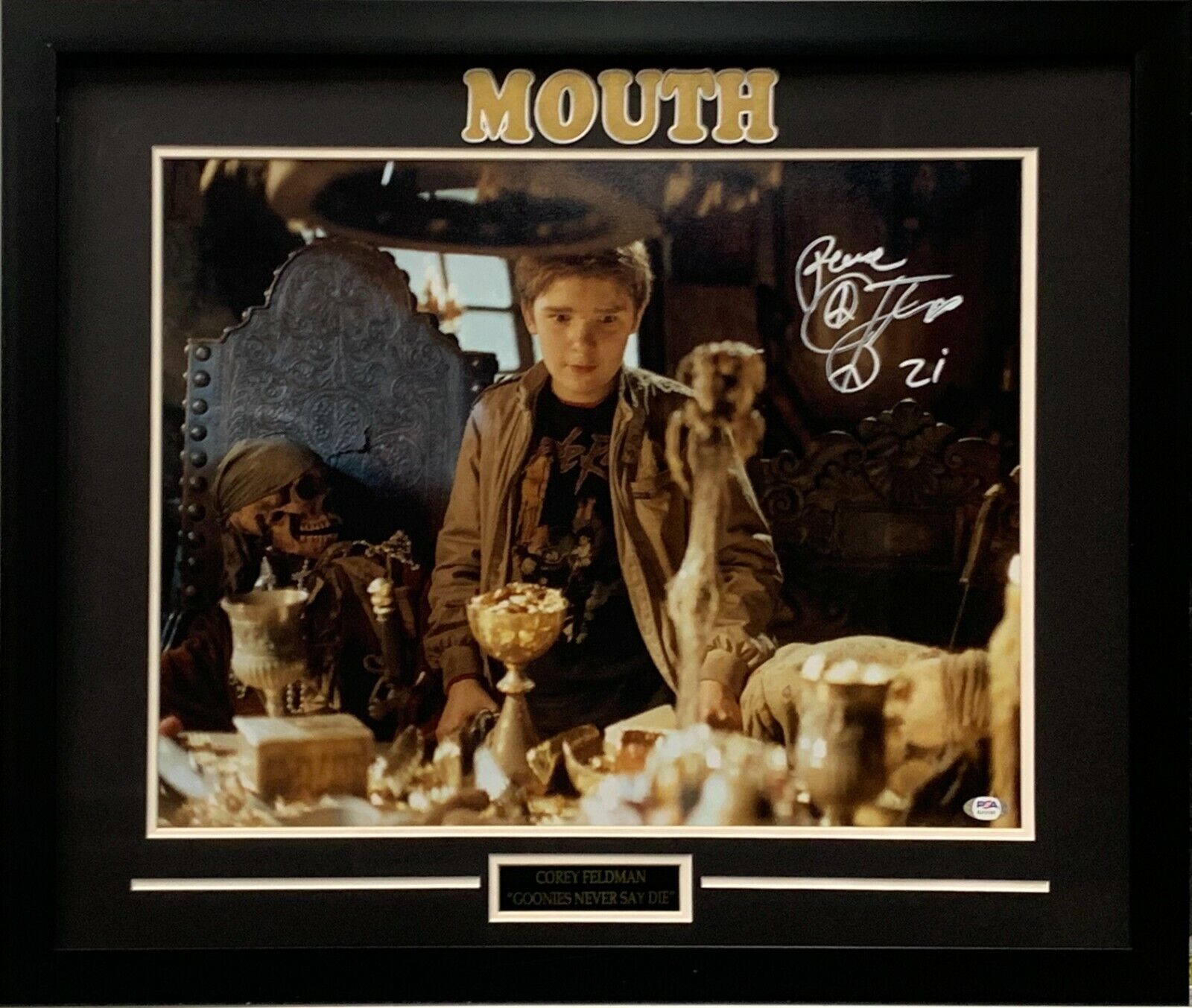 Corey Feldman autographed signed inscribed 16x20 framed Photo Poster painting The Goonies JSA