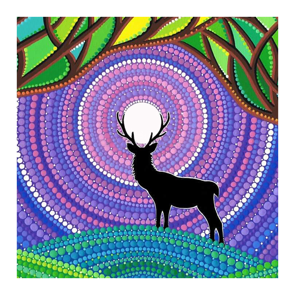 

Elk - Crystal Special Shaped Diamond Painting - 30*30CM, 501 Original