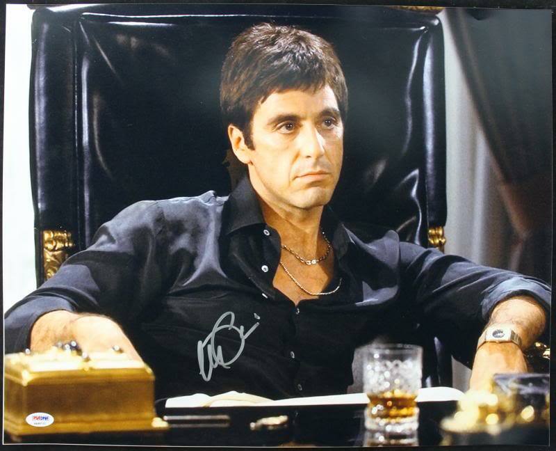 Al Pacino Scarface Signed Authentic 16X20 Photo Poster painting Graded Perfect 10! PSA #4A98721