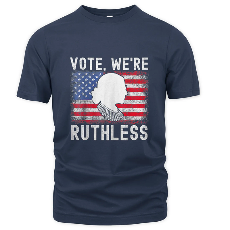 Casual "We Are Ruthless"print Short SleeveT-shirt