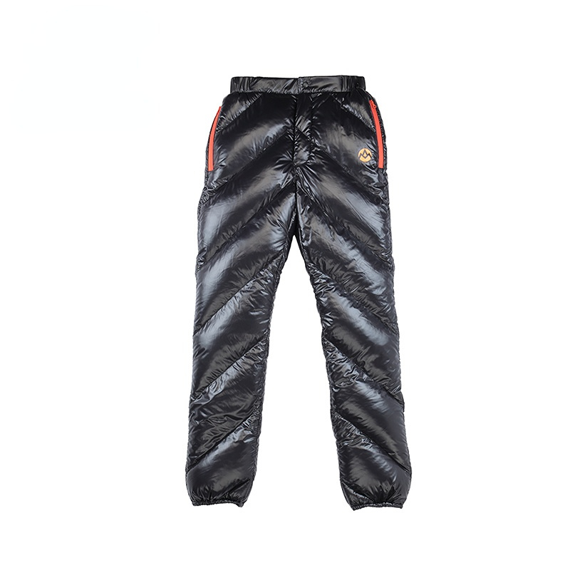 Hiking Pants 2024 New Trendy Thermal Men's Outdoor Sport Goose Down Pants Women Waterproof Camping Winter Hiking Thicken Padded Trousers