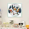 Snowland Fairy Tale-11CT Stamped Cross Stitch 20*20cm/7.87*7.87in tapestrymarket