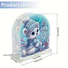 Christmas Acrylic DIY 5D Diamond Art Painting Napkin Holder Set (Polar Bear)