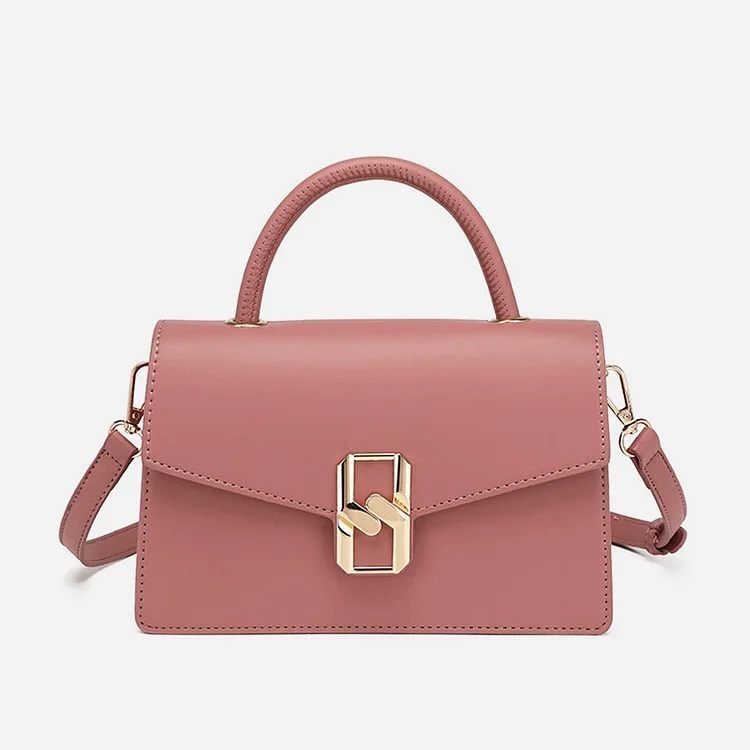 Fashion PU Leather Solid Color Envelope Bag
