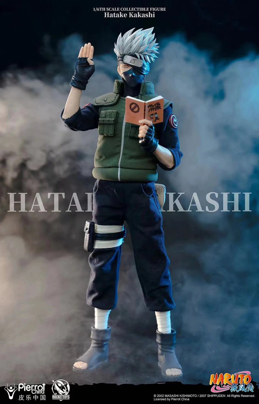 Kakashi Hatake Action Figure / Kakashi with Sharingan eyes and