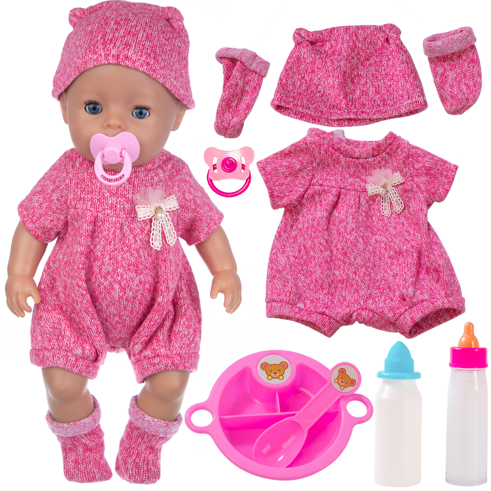 1418in baby dolls clothes and Magic Bottle Baby Feeding doll clothes
