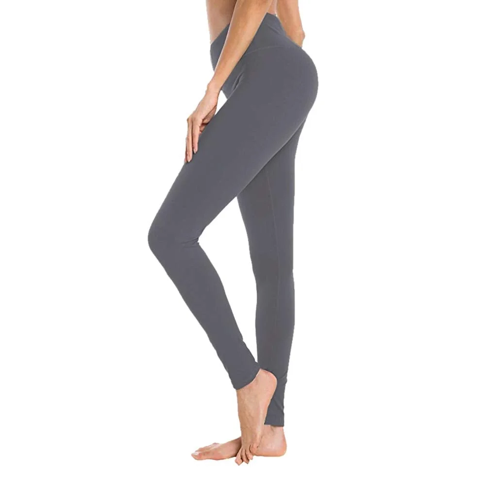 Soft Athletic Tummy Control Pants for Running Cycling Yoga Workout - Reg & Plus Size