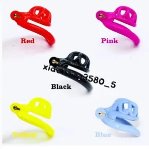 pornhint Pornhint New Resin Male Chastity Device Super Small Chastity Cage Lock Restraint Kit Men