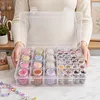 9Psc Pumpkin +24Pcs Round Bottles Diamond Painting Containers Multi Purpose Portable Plastic Case Box with Stickers & Compartments Arts Crafts Storage Bottle for Hardware Rhinestone (9-24pcs)