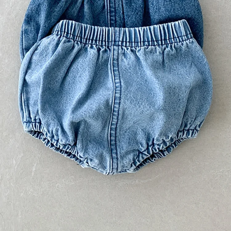Baby Denim Casual Bloomer Shorts