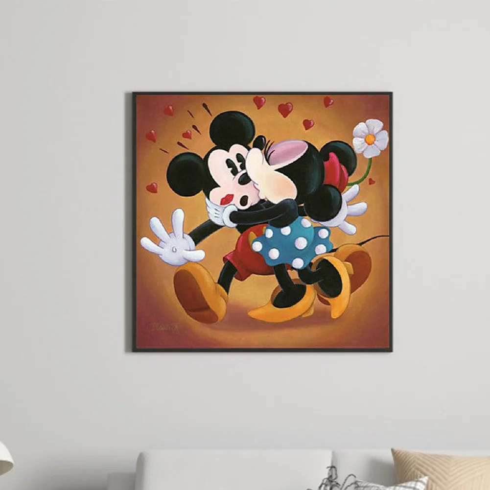 5D DIY Full Square Drill Diamond Painting Kit Mickey Minnie Decoration (ZQA670)