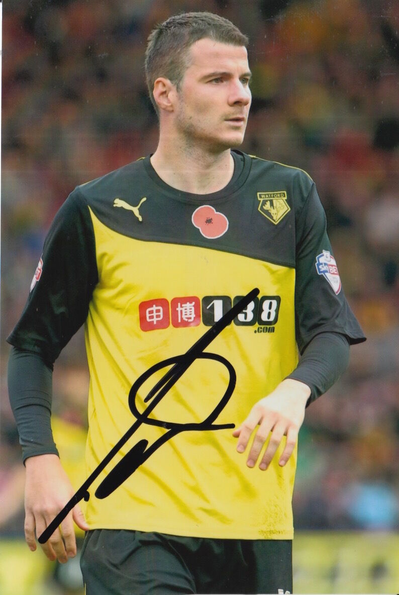 WATFORD HAND SIGNED DANIEL PUDIL 6X4 Photo Poster painting 1.