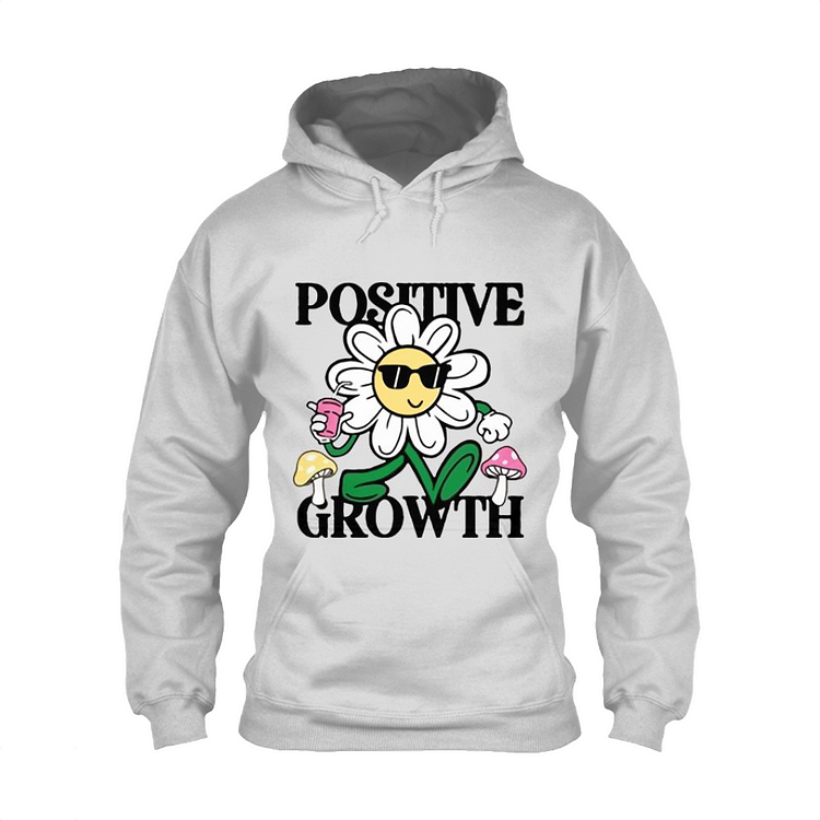 Positive Growth, Flower Classic Hoodie