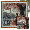 Vintage Victorian-11CT Stamped/Counted Cross Stitch 50*50cm/19.69*19.69in tapestrymarket