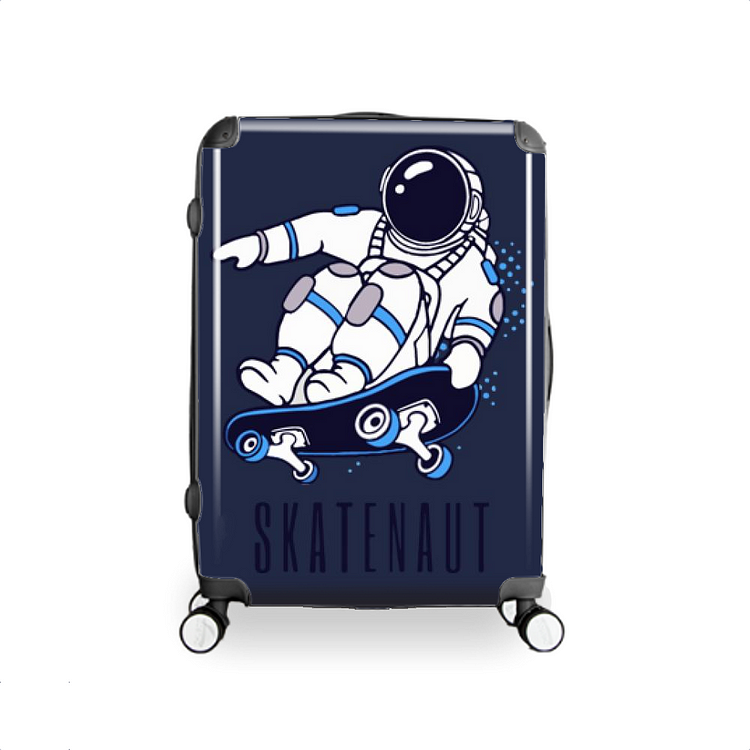 Astronaut Skateboard, Skateboarding Hardside Luggage