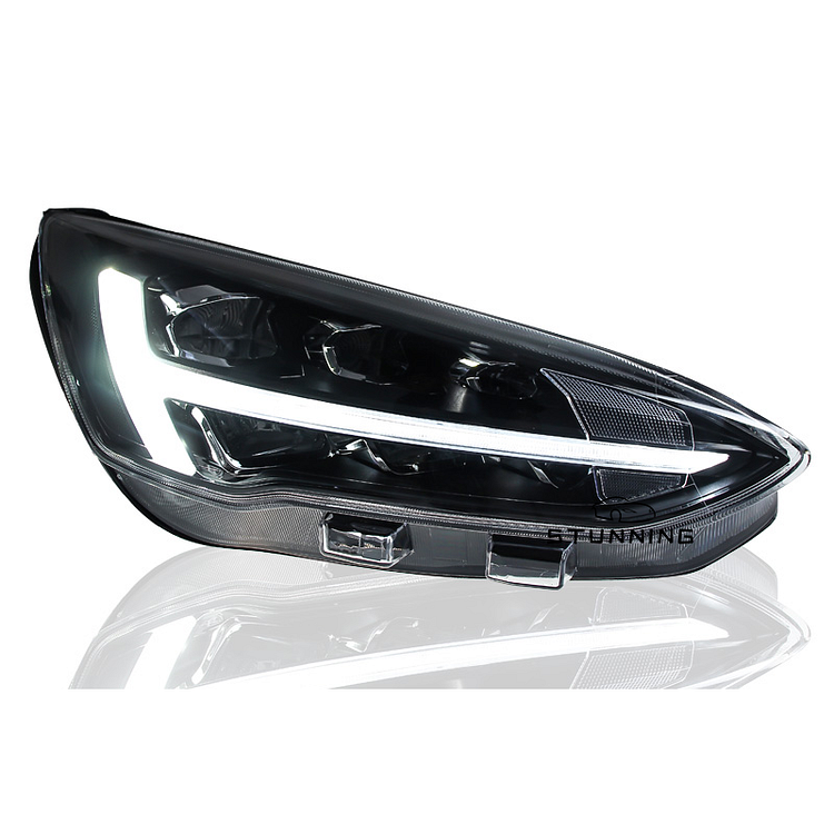 Full LED DRL dynamic headlight headlamp for Ford focus 2019 2020 2021 head lamp head light plug and pay ITN Auto