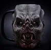 Gothic Coffee Cup Mug Skull Head Personality Creative Bloody Horror Zombie Head Simulation Bleeding 3d Resin