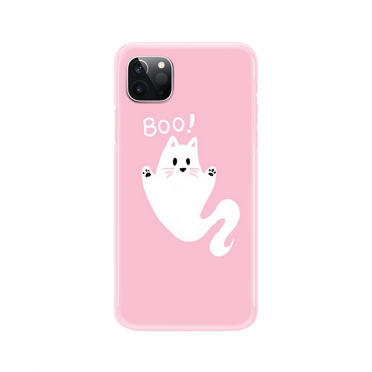 Spooky Cat Ghost, Halloween iPhone Case