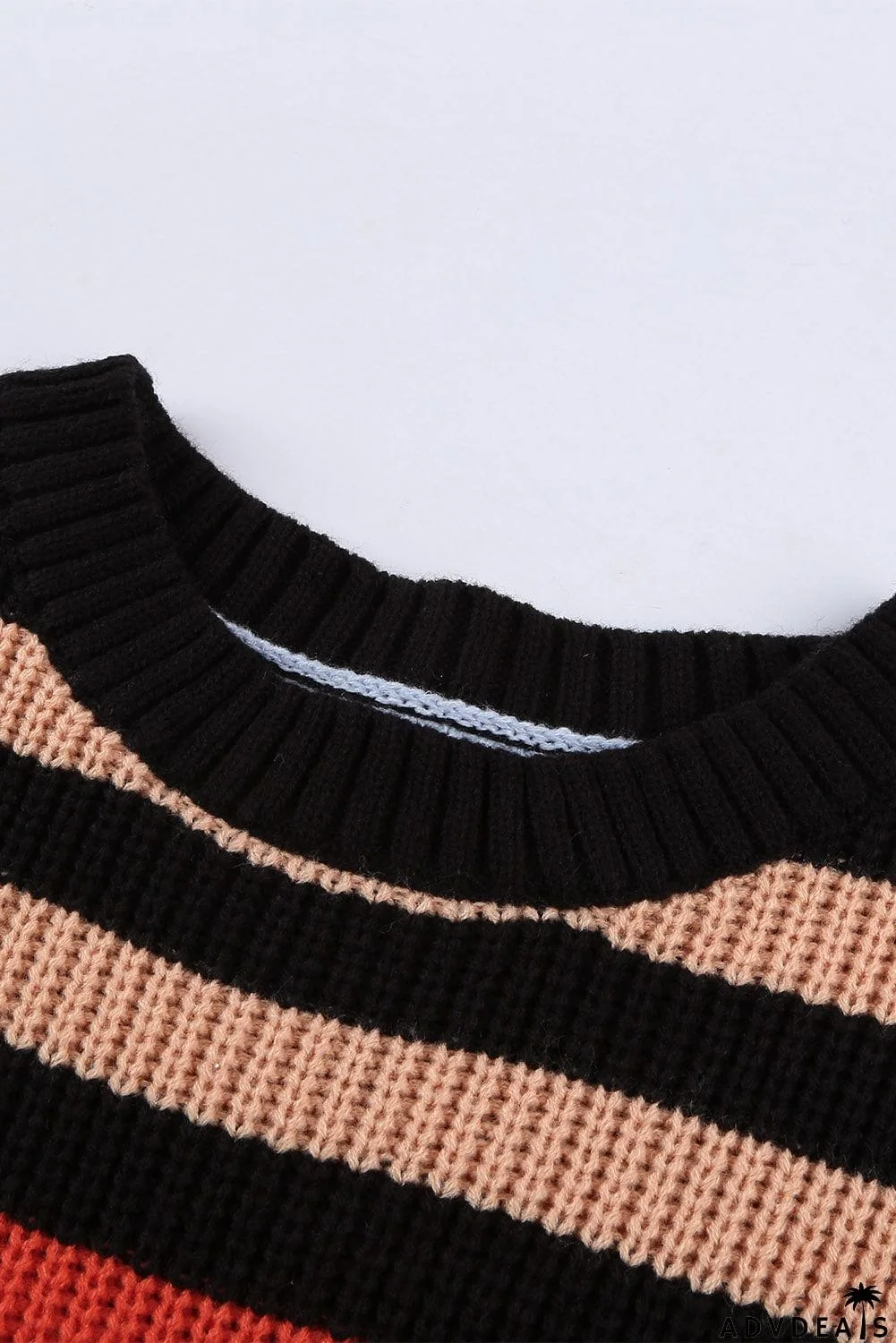 Striped Drop Shoulder Sweater