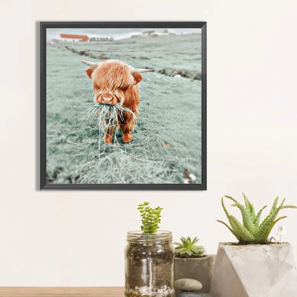 Full Round Diamond Painting 30*30cm - Calf