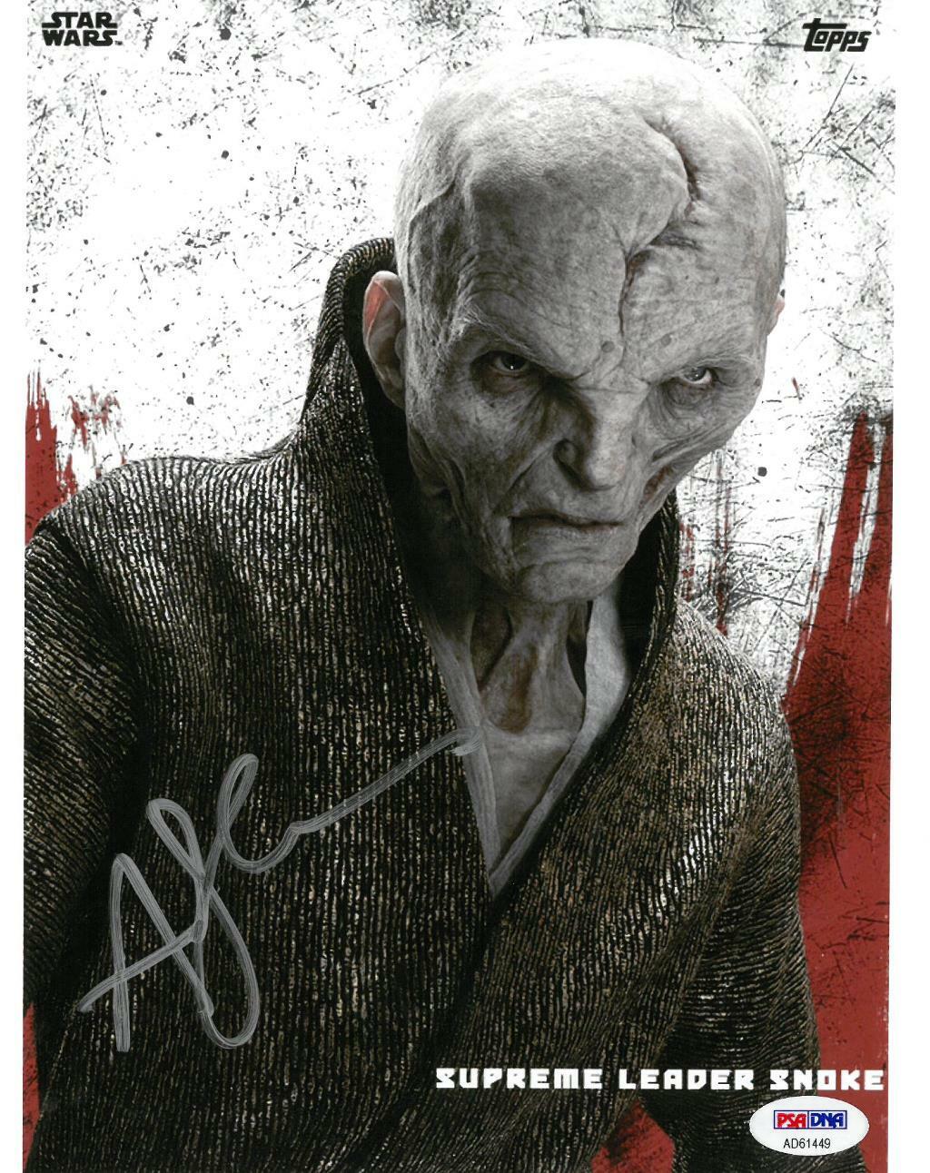 Andy Serkis Signed Star Wars Authentic Autographed 8x10 Photo Poster painting PSA/DNA #AD61449