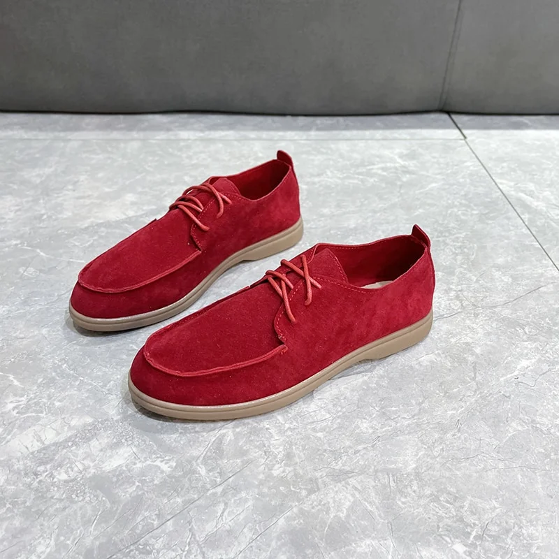 Colourp Casual Shoes 2022 New Fashion All-match Women's Shoes Solid Color Spring and Autumn Moccasin Oxford Shoes