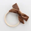 Gentle Velvet Bowknot Hair Head Bands for Babies