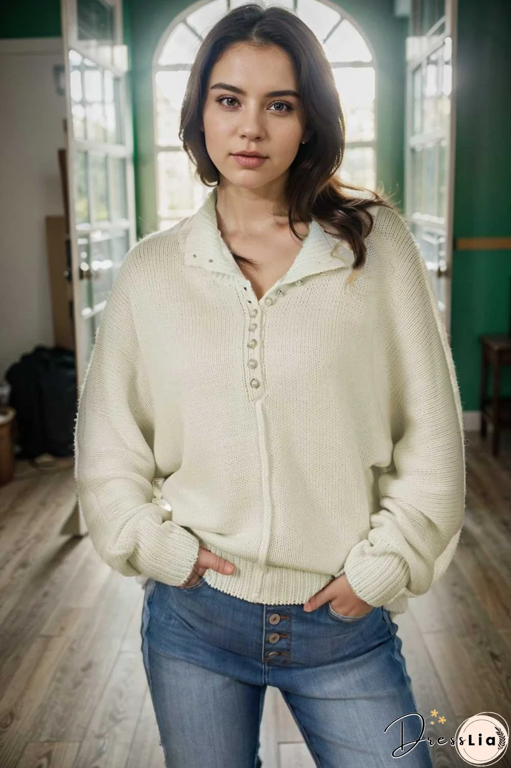 plus size casual hoodie women s plus solid ribbed long sleeve slight stretch hoodie drawstring sweatshirt