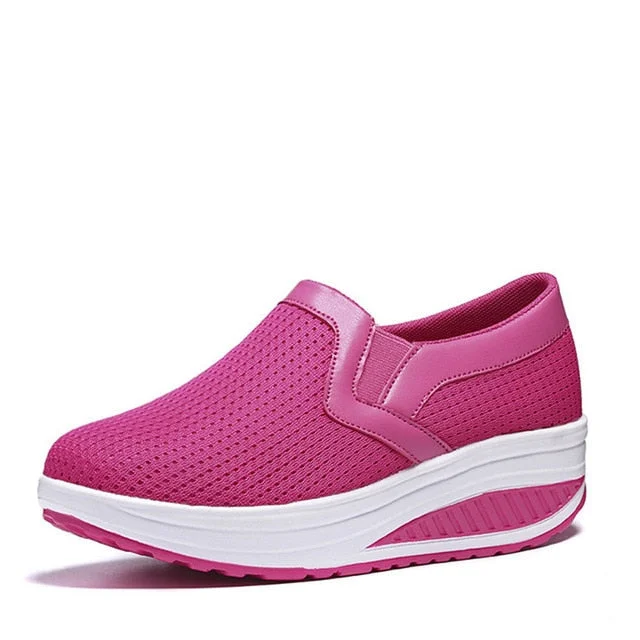 Orthopedic Women Shoes Breathable Slip On Arch Support Non-slip Radinnoo.com