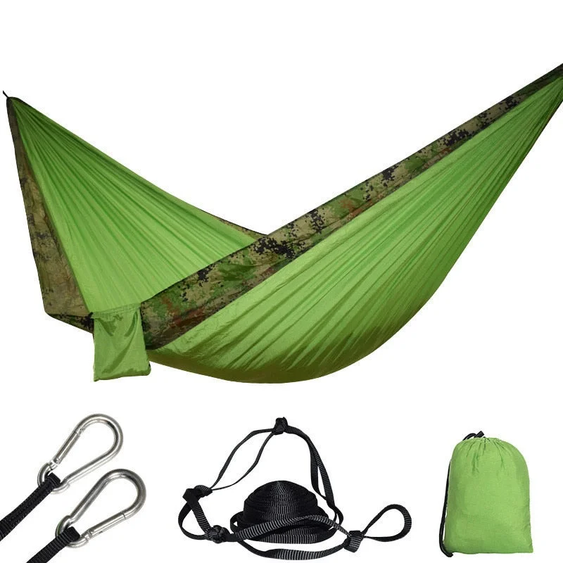 New Camouflage Parachute Hammock Outdoor Tent Hamac Garden Furniture Swing Hamaca Hangmat Camping Hammocks