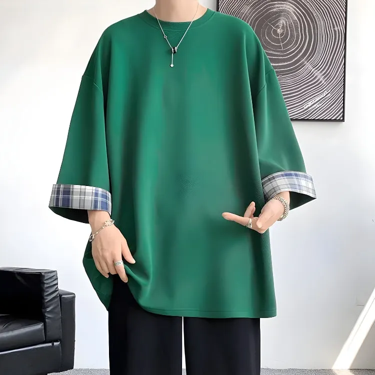 Brownm Boy Oversize Detailed Tee