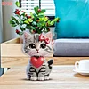 2D Flat DIY Cat Acrylic Shaking Head Diamond Painting Tabletop Ornaments Kit