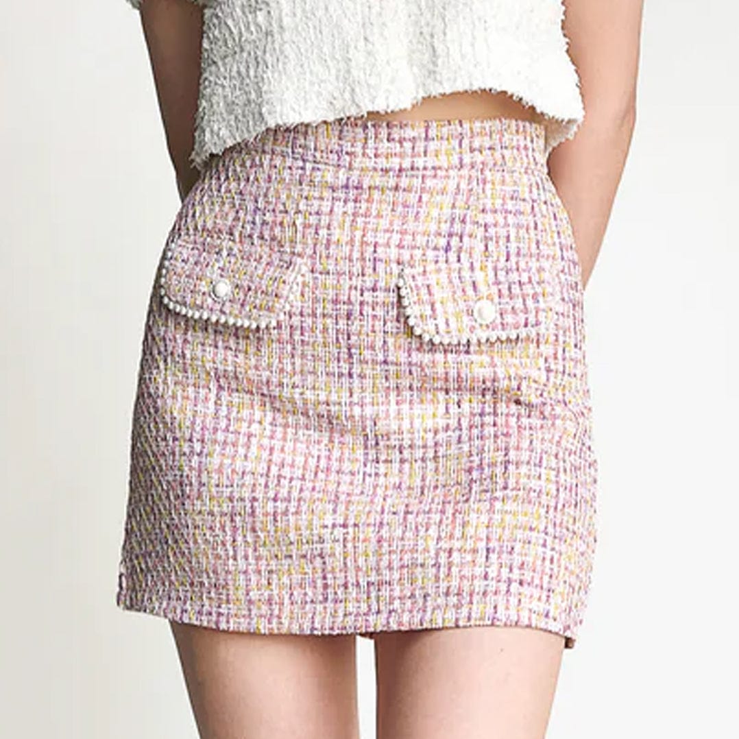 VIVIANO jaquard asymmetric skirt 贈り物 www.copycorp.com.ve