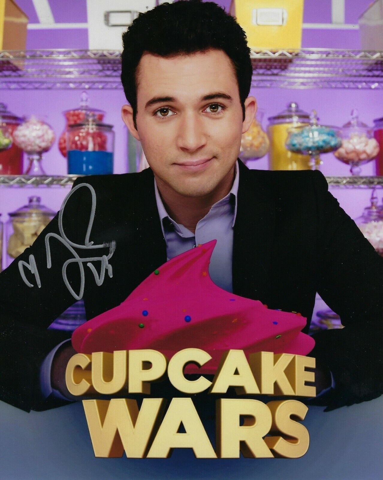 GFA Cupcake Wars * JUSTIN WILLMAN * Signed 8x10 Photo Poster painting PROOF J1 COA