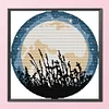 Full Moon - 14CT Stamped Cross Stitch 31*31cm/12.2*12.2in(Brand)
