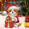 Acryl Weihnachten Hund Katze - 5d DIY Handwerk Ornament