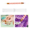 Resin Diamond Painting Point Drill Pen Dual-Ended Diamonds (Orange pink)