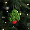 Knitting Christmas Hanging Decor Santa Clothing Socks