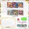 (US Only)6PCS DIY Diamond Art Greeting Cards Birthday Theme Congratulations Cards & Gifts