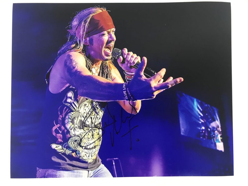 Bret Michaels Signed Autographed Poison