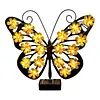 LED Solar-Powered Wall Lamp Hollow Out Wall Decoration Light Wrought Iron Decorative Light IP65 Waterproof Solar Ambient Landscape Lights for Villa Garden Courtyard Decor