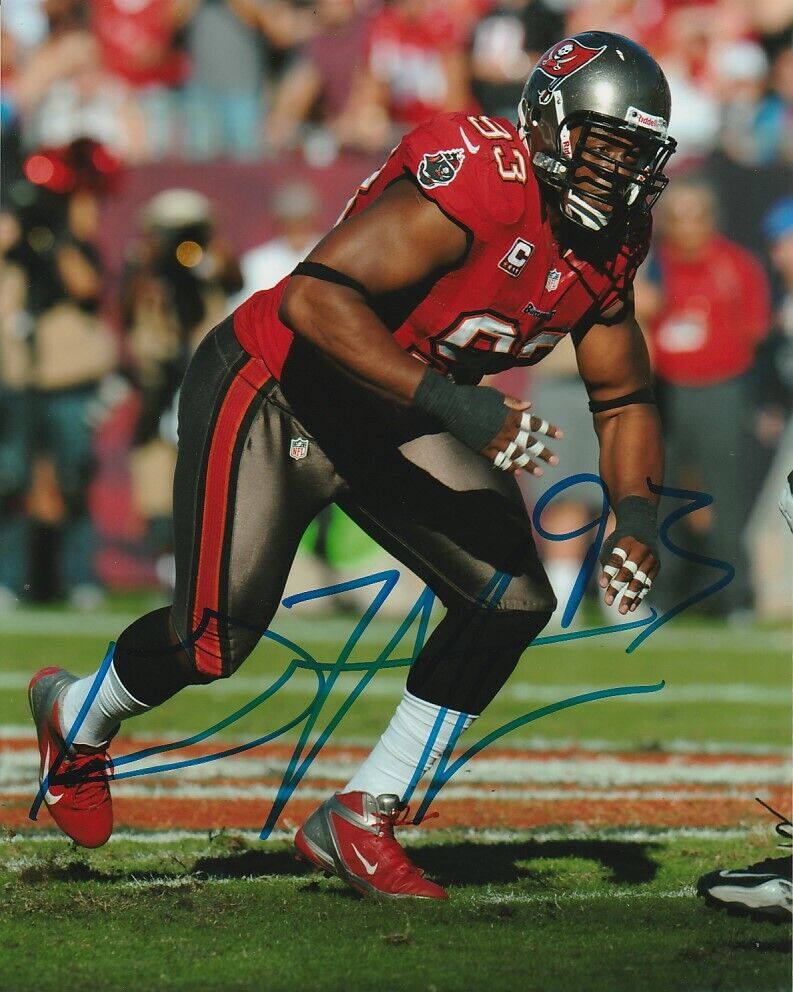 GERALD McCOY SIGNED TAMPA BAY BUCCANEERS FOOTBALL 8x10 Photo Poster painting #4 NFL PROOF!