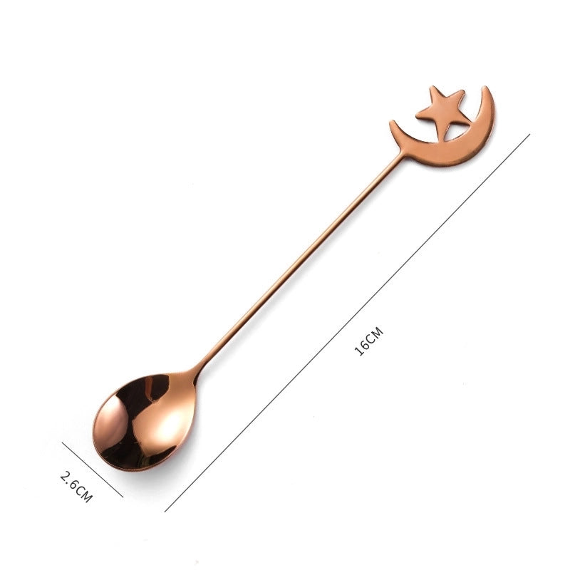 Casual Cartoon Stainless Steel Spoon Fruit Fork